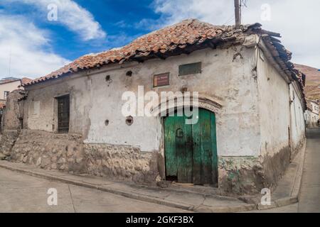 Ancien bâtiment à Potosi, Bolivie. Banque D'Images