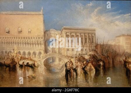 JMW Turner 'Venise - le Pont des Soupirs', 1840, huile sur toile Banque D'Images