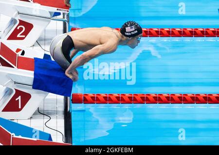 PRU-TOKIO (KOTO-KU), JAPON - AOÛT 26: Featurebild, Garcia Tolson (USA) beim Schwimmen am Tag (3) der Paralympics (Paralymphe Spiele) Tokio 2020 Banque D'Images