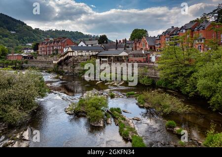 Gare de Llangollen, Denbighshire , pays de Galles du Nord, Royaume-Uni. Banque D'Images