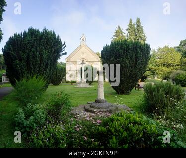 La chapelle anglicane de Southampton vieux cimetière, Southampton, Hampshire, Angleterre commun. Banque D'Images