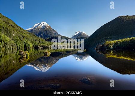 Lac Sylvan, Glenorchy, Nouvelle-Zélande Banque D'Images