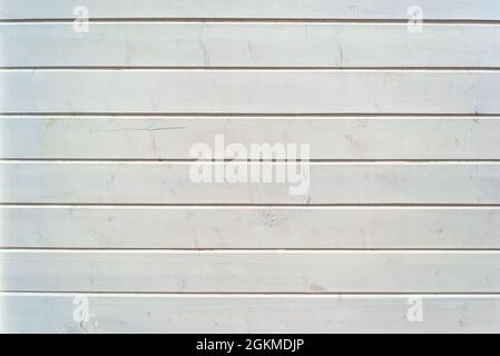 Le noir et blanc texture de planches en bois blanc Banque D'Images