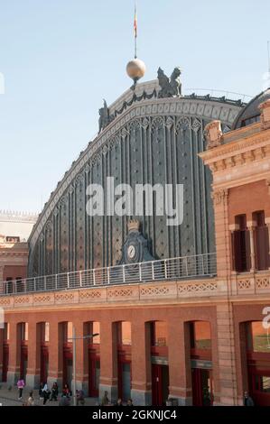 La gare d'Atocha à Madrid, Espagne Banque D'Images