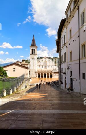Spoleto Ombrie Italie. Cathédrale Duomo di Spoleto Banque D'Images