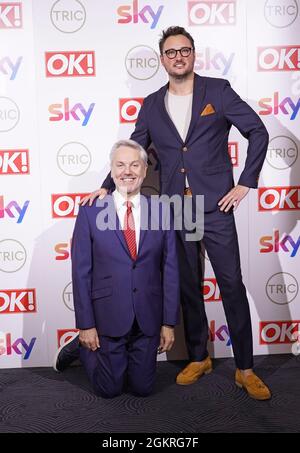 Brian Conley (à gauche) et James Bye assistent aux Prix TRIC 2021 qui se tiennent au 8, avenue Northumberland, à Londres. Date de la photo: Mercredi 15 septembre 2021. Banque D'Images