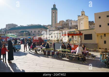 Bab Rcif, Fès, Maroc, Afrique Banque D'Images