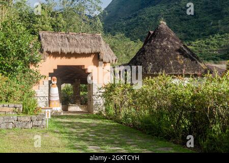 Musée Leymebamba, au nord du Pérou. Ce musée abrite les momies trouvées à Laguna de los Condores. Banque D'Images