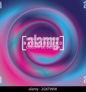 Motif tourbillon coloré dégradé lisse arrière-plan abstrait Illustration de Vecteur