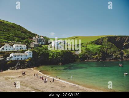 Image paysage de Cornwall en Angleterre Banque D'Images