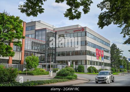 Symrise, Tor 1, Zentrale, Chemeunternehmen, Holzminden, Niedersachsen, Allemagne Banque D'Images