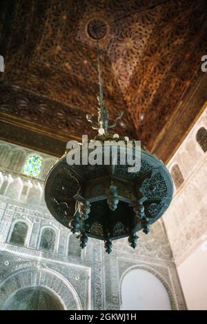 Univerzita Al-Karaouine, Fès, Maroc, Afrique. Banque D'Images