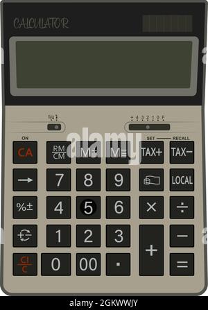 Vector illustration calculatrice Illustration de Vecteur