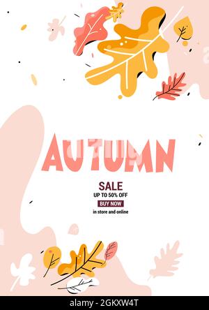 Arrière-plan de la saison d'automne Illustration de Vecteur