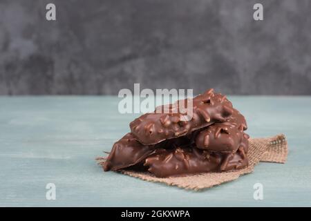 Pain d'épice Nurnberg elisen aux amandes, bonbons de noël traditionnels allemands Banque D'Images