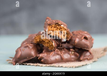 Pain d'épice Nurnberg elisen aux amandes, bonbons de noël traditionnels allemands Banque D'Images