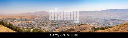vue panoramique depuis la ville de sanandaj dans la province du Kurdistan. Iran Banque D'Images