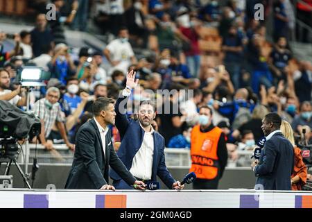 Diego Milito lors de la Ligue des champions de l'UEFA, match de football du Groupe F entre le FC Internazionale et le Real Madrid le 15 septembre 2021 au stade Giuseppe Meazza de Milan, Italie - photo Alessio Morgese / DPPI Banque D'Images