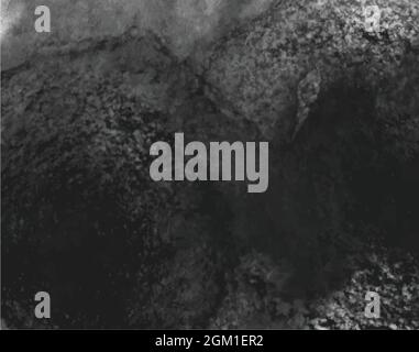 Arrière-plan abstrait aquarelle Halloween. Couleur de texture noire. Illustration de Vecteur