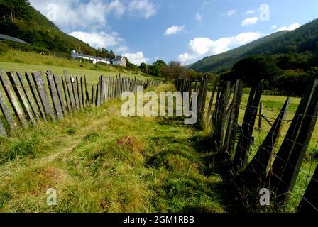 Tramway disutilisé à Corris Gwynedd Royaume-Uni Banque D'Images