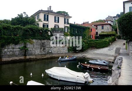 Villa Oleandra propriété de George Clooney à Laglio sur le lac de Côme, Italie, province de Côme Banque D'Images