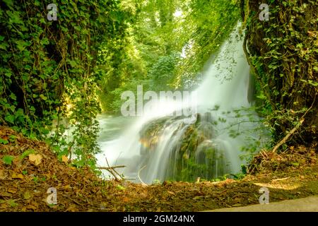 Marmore Falls Park, Terni, Ombrie, Italie Banque D'Images