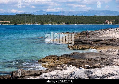 Baie de Lovište en Croatie. 2021 Banque D'Images