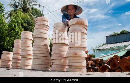 Belle photo dans la province de Dong Thap au sud du Vietnam Banque D'Images