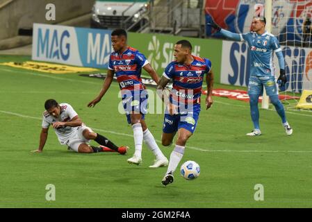 Fortaleza, Brésil. 15 septembre 2021. Titi de Fortaleza pendant le match de football de Copa do Brasil entre Fortaleza et São Paulo à l'Arena Castelão, Fortaleza, Brésil. Crédit: SPP Sport presse photo. /Alamy Live News Banque D'Images