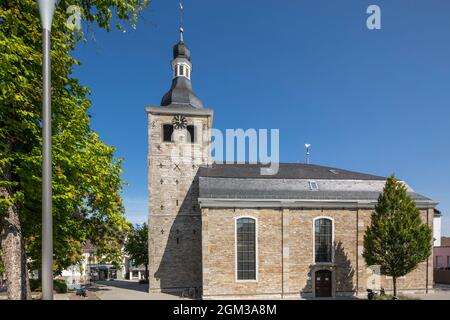 Allemagne, Mettmann, Bergisches Land, Niederbergisches Land, Niederberg, Rhénanie-du-Nord-Westphalie, NRW, Église évangélique Freiheitstrasse, place Laval Banque D'Images