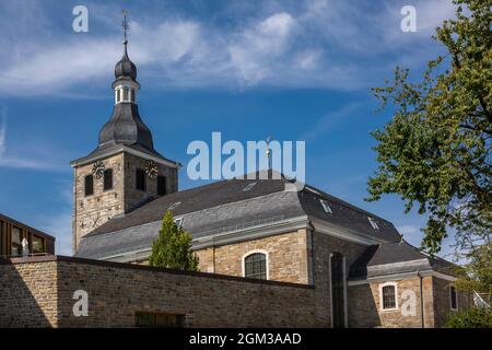 Allemagne, Mettmann, Bergisches Land, Niederbergisches Land, Niederberg, Rhénanie-du-Nord-Westphalie, NRW, Église évangélique de Freiheitstrasse Banque D'Images