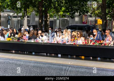 La ville de New York commémore le 20e anniversaire de 9/11 attaques de terreur Banque D'Images