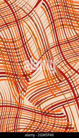 Fond textile coloré de motif africain, tissu imprimé, ornement ethnique fait main, motifs tribaux rayés. Texture afro vectorielle, robe de pareo Illustration de Vecteur