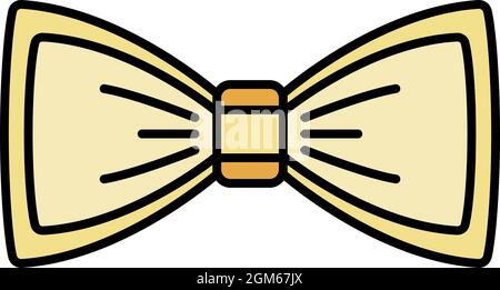 Femme noeud icône. Contour femme noeud vecteur icône couleur plat isolé sur blanc Illustration de Vecteur