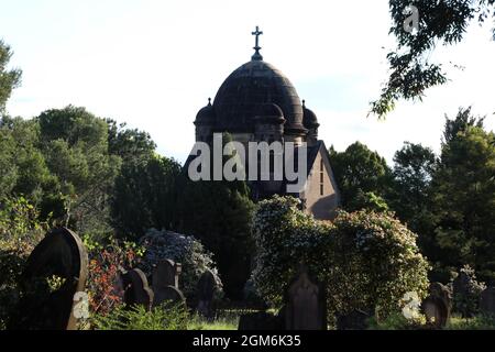 Cimetière Rookwood (Rookwood Necropolis) à Sydney, en Australie. Banque D'Images