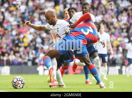 LONDRES, ANGLETERRE - 11 SEPTEMBRE 2021 : Lucas Rodrigues Moura da Silva de Tottenham photographié lors du match de la première ligue 4 de 2021/22 entre Crystal Palace FC et Tottenham Hotspur FC à Selhurst Park. Copyright: Cosmin Iftode/Picstaff Banque D'Images