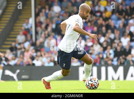 LONDRES, ANGLETERRE - 11 SEPTEMBRE 2021 : Lucas Rodrigues Moura da Silva de Tottenham photographié lors du match de la première ligue 4 de 2021/22 entre Crystal Palace FC et Tottenham Hotspur FC à Selhurst Park. Copyright: Cosmin Iftode/Picstaff Banque D'Images