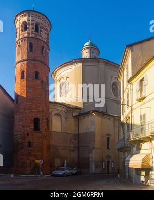 Architecture historique d'Asti en Italie Banque D'Images