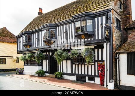 ALFRISTON, SUSSEX, Royaume-Uni - SEPTEMBRE 13 : vue sur le restaurant Star à Alfriston, dans l'est du Sussex, le 13 septembre 2021 Banque D'Images