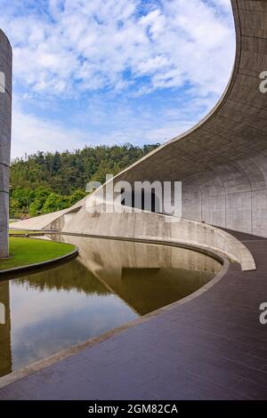 NANTOU, TAIWAN - Mai 02, 2017 : Centre d'Xiangshan paysages à Sun Moon Lake le 02 mai 2017 à Nantou, Taiwan, en Asie. Banque D'Images