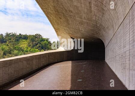 NANTOU, TAIWAN - Mai 02, 2017 : Centre d'Xiangshan paysages à Sun Moon Lake le 02 mai 2017 à Nantou, Taiwan, en Asie. Banque D'Images