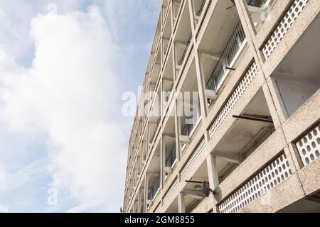 Allbrook House, Alton Estate, Roehampton, Londres, SW15, Angleterre, Royaume-Uni Banque D'Images