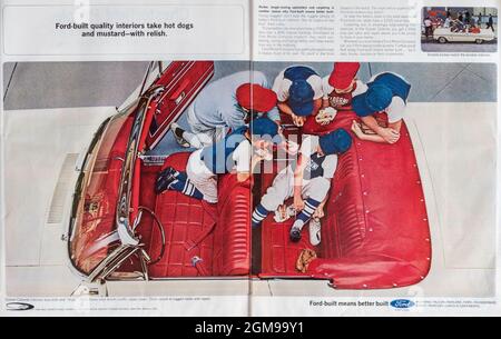 « The Saturday Evening Post » 13 juin 1964 Publicité dans un magazine, États-Unis Banque D'Images