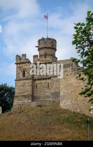 Observatoire Tower, Lincoln Castle Banque D'Images