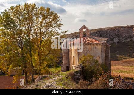 Santa Cecilia de Vallespinoso, Aguilar de Campoo. Palencia, Castilla y Leon. Espagne Banque D'Images