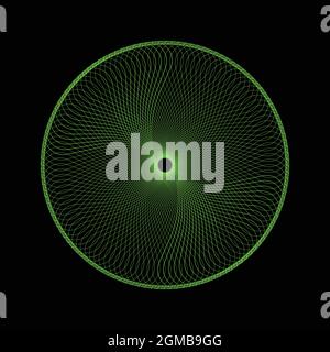 Formes abstraites motifs spirographes pour les dessins. le motif spirographe peut être utilisé comme filigranes, posters, cartes d'invitation et œuvres d'art créatives Illustration de Vecteur