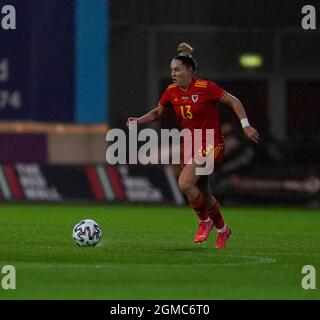 Llanelli, pays de Galles, 17, septembre 2021, Rachel Rowe (pays de Galles) photographiée en action, au cours du pays de Galles contre Kazakhstan, pays de Galles gagne 6-0 Credit:, Graham Glendinning,/ Alamy Live News Banque D'Images