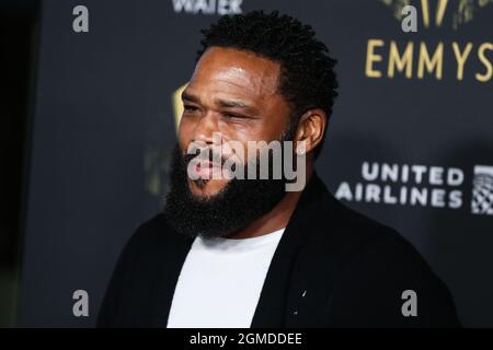 North Hollywood, États-Unis. 17 septembre 2021. NORTH HOLLYWOOD, LOS ANGELES, CALIFORNIE, États-Unis - SEPTEMBRE 17 : l'acteur Anthony Anderson arrive à la réception de l'académie de télévision pour honorer les 73e nominés du prix Emmy qui se sont tenus à l'Académie des arts et des sciences de la télévision le 17 septembre 2021 à North Hollywood, Los Angeles, Californie, États-Unis. (Photo de Xavier Collin/image Press Agency) Credit: Image Press Agency/Alay Live News Banque D'Images