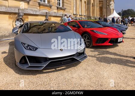 2019 Lamborghini Huracan LP 640-4 Performante «EU19 DPZ» exposée au Concours d’élégance tenu au Palais de Blenheim le 5 septembre 2021 Banque D'Images