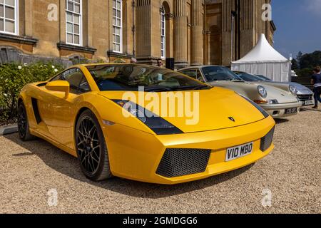 Lamborghini Gallardo coupe ‘V10 MBO’ exposé au Concours d’élégance qui s’est tenu au Palais de Blenheim le 5 septembre 2021 Banque D'Images